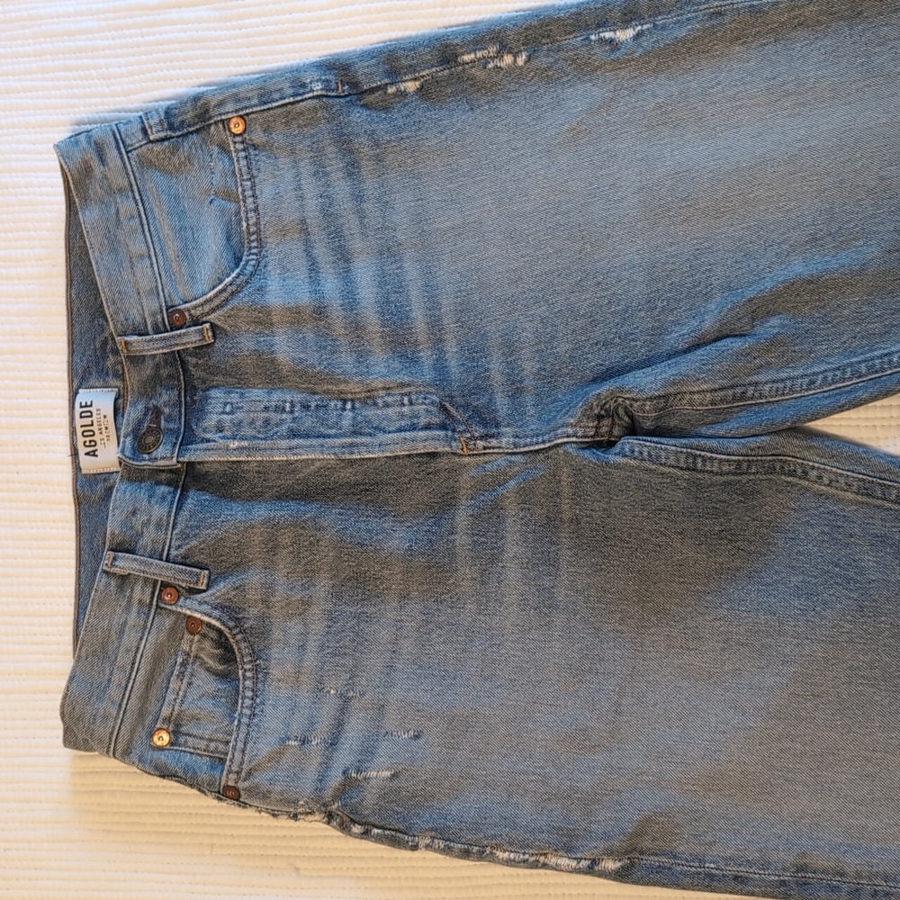 AGOLDE Riley SZ28 High Rise Straight Crop - Picture 9 of 12